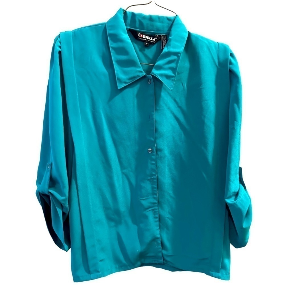 Vintage Loubella 80s Secretary Blouse Size 6